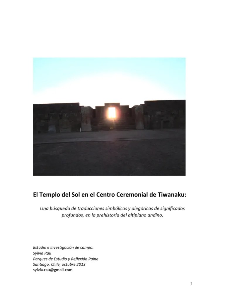 El Templo Del Sol | PDF | Chamanismo