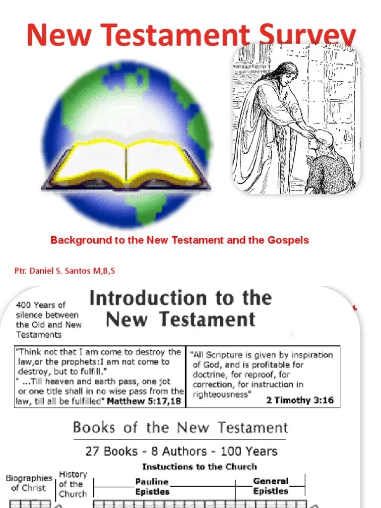 Ntsurvey Lesson Powerpoint | PDF | Jesus | Ministry Of Jesus