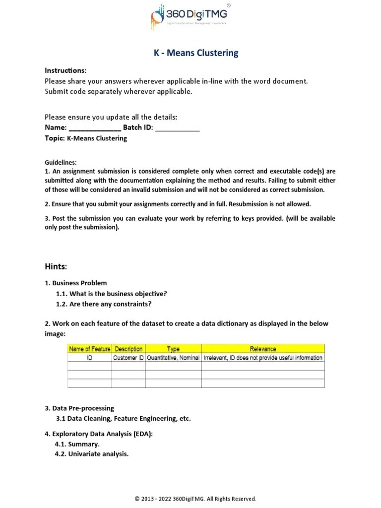 Day13 K Means Clustering | PDF | Cluster Analysis | Categorical Variable