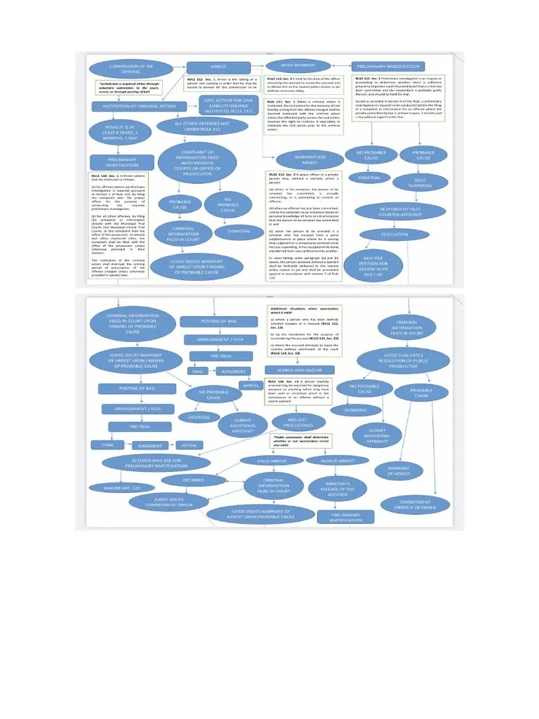 Criminal Procedure Flowchart | PDF