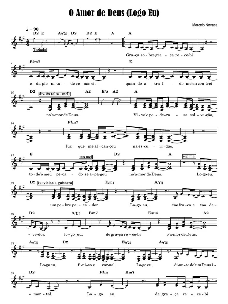 O Amor De Deus (Logo Eu) | PDF