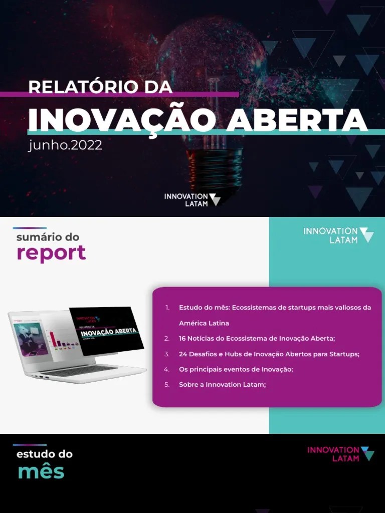 Innovation Latam - Open Innovation Report - Jun.2022 | PDF | Empresa Startup | Microempresas E ...