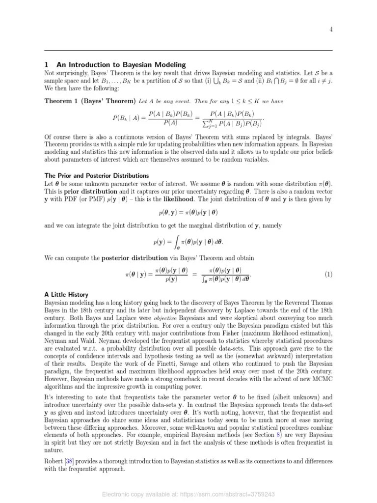 Bayesian Modelling Tuts-4-9 | PDF | Bayesian Inference | Statistical ...