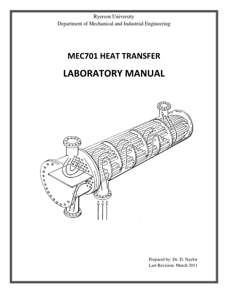 Labmanualw2012 Thermal Conduction Heat Transfer