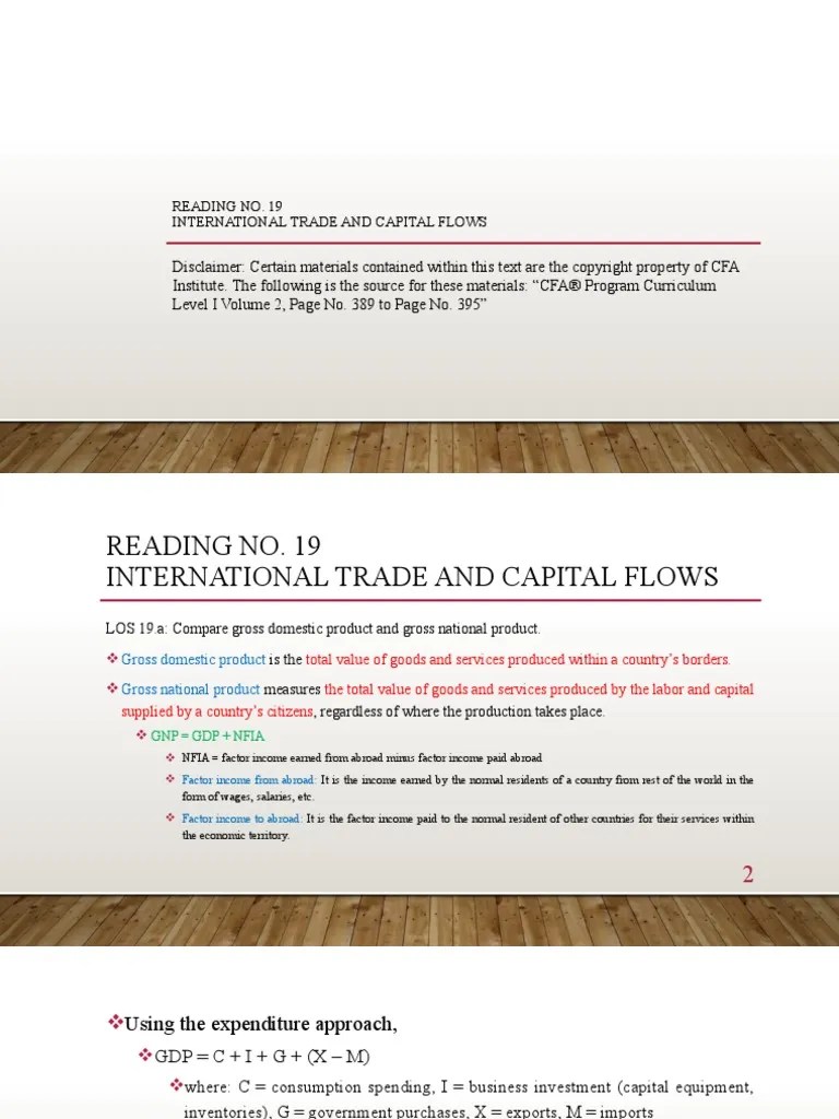 International Trade And Capital Flows | Download Free PDF | Balance Of Payments | Tariff