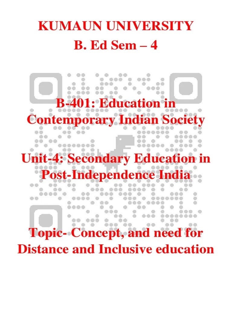 Concept Of Distance Learning | PDF | Distance Education