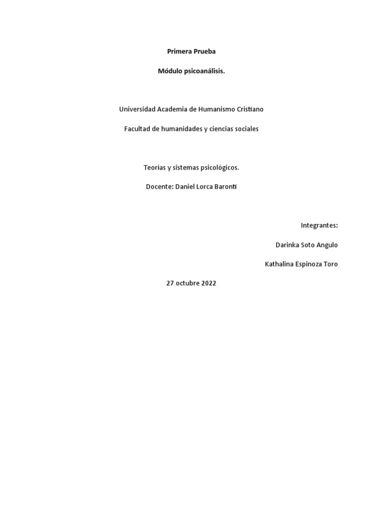 Psicoanalisis - Teorias Y Sistemas | PDF | Psicoanálisis | Complejo De Edipo