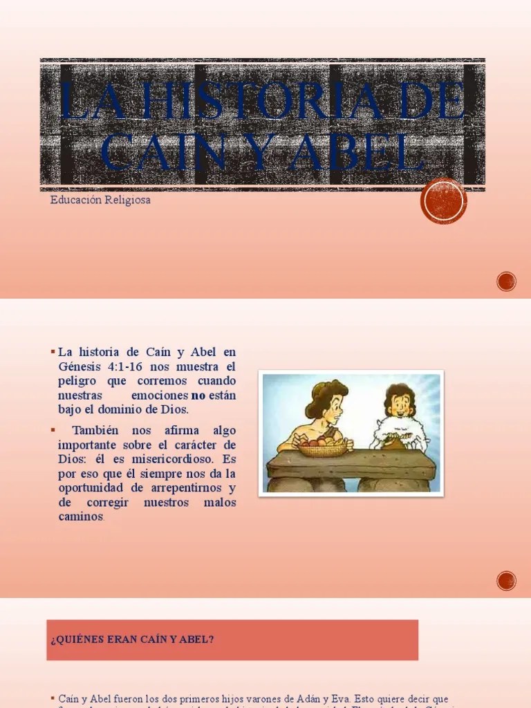 La Historia De Cain Y Abel | PDF | Víspera | Libro Del Génesis