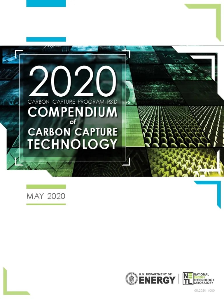 Carbon Capture Technology Compendium 2020 | PDF | Adsorption | Carbon ...