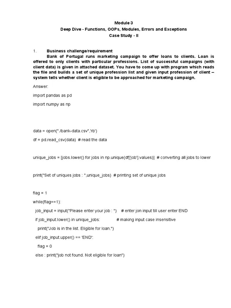 Loan Eligibility Program Guide | PDF