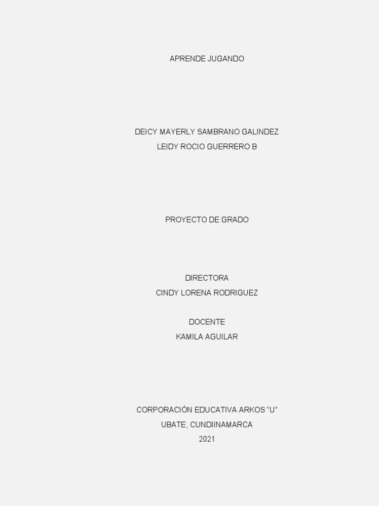 Aprende Jugando | PDF | Aprendizaje | Educación De La Primera Infancia