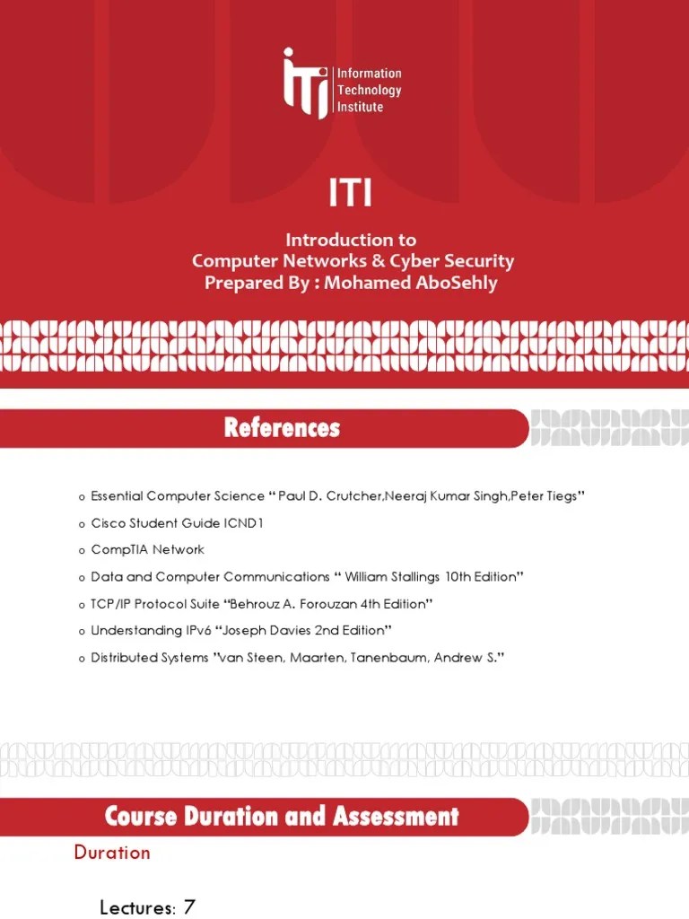 Intro To Networks & Cybersecurity | PDF | Network Topology | Computer ...