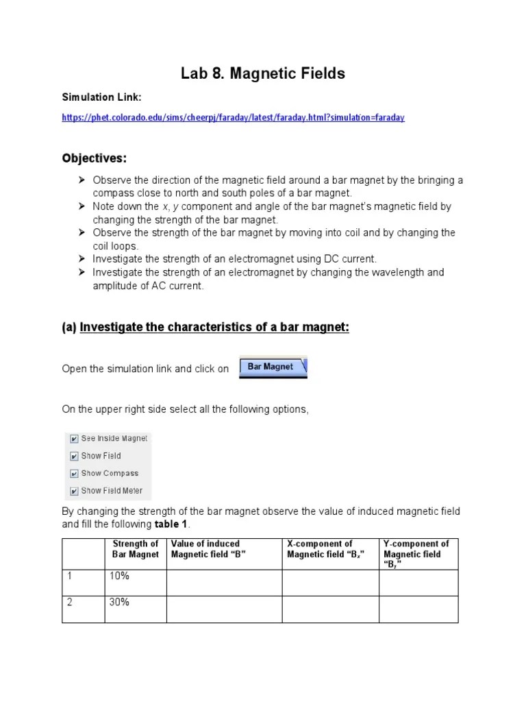Exploring Magnetic Fields Through Simulation: A Hands-On Investigation Of Bar Magnets ...