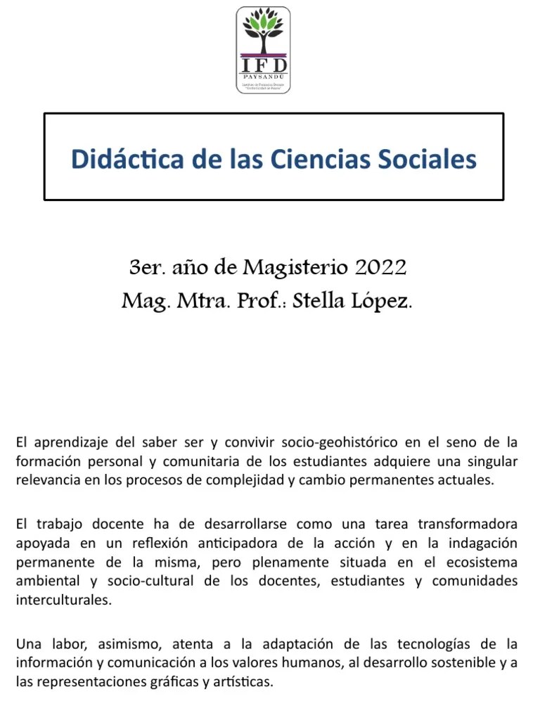 Didáctica+de+Las+Ciencias+Sociales | PDF | Paradigma | Sociedad