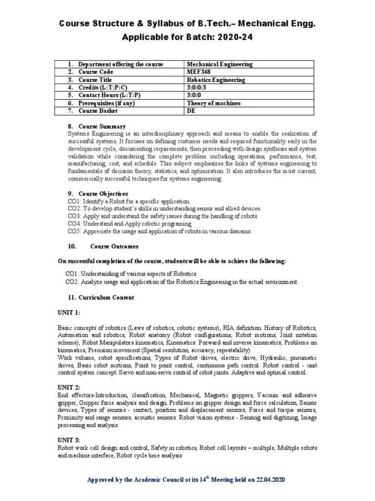 Robotics | PDF | Robotics | Robot