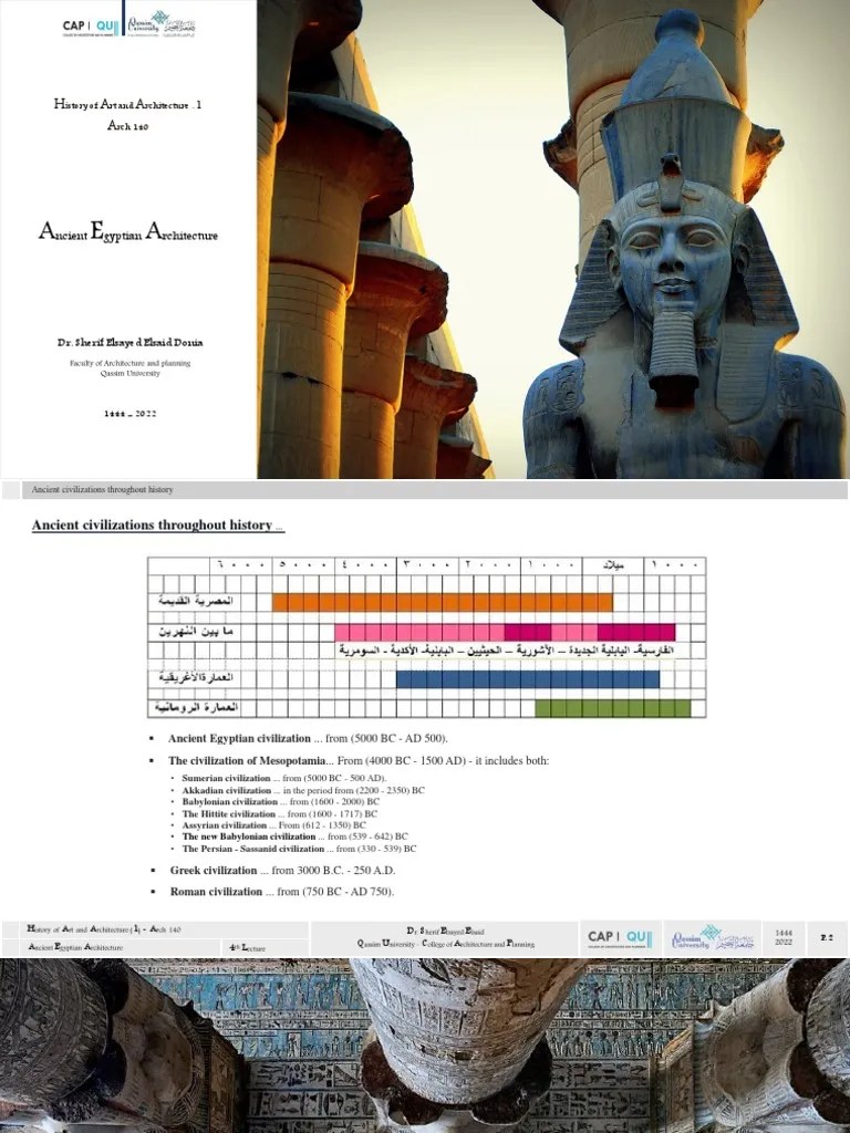 Ancient Egyptian Architecture - 1 | Download Free PDF | Egyptian Pyramids