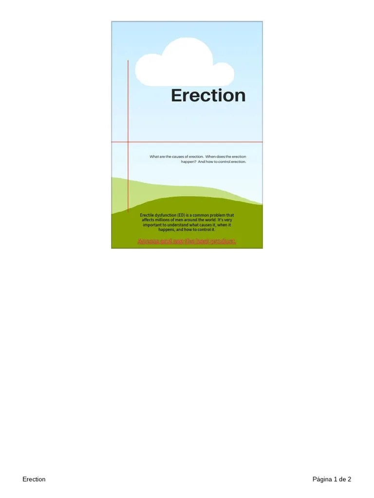 Erection | PDF | Human Sexuality | Medical Specialties