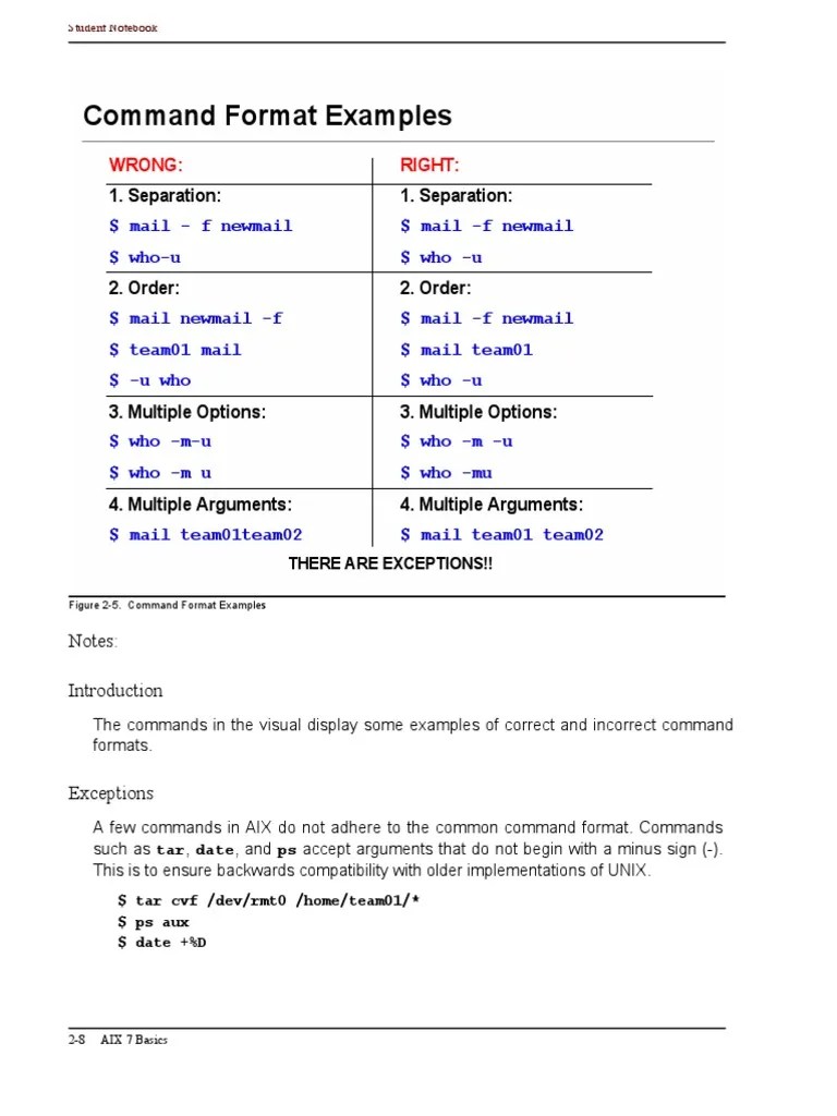 AIX Basics Student Guide-8 | PDF | System Software | Computer Architecture