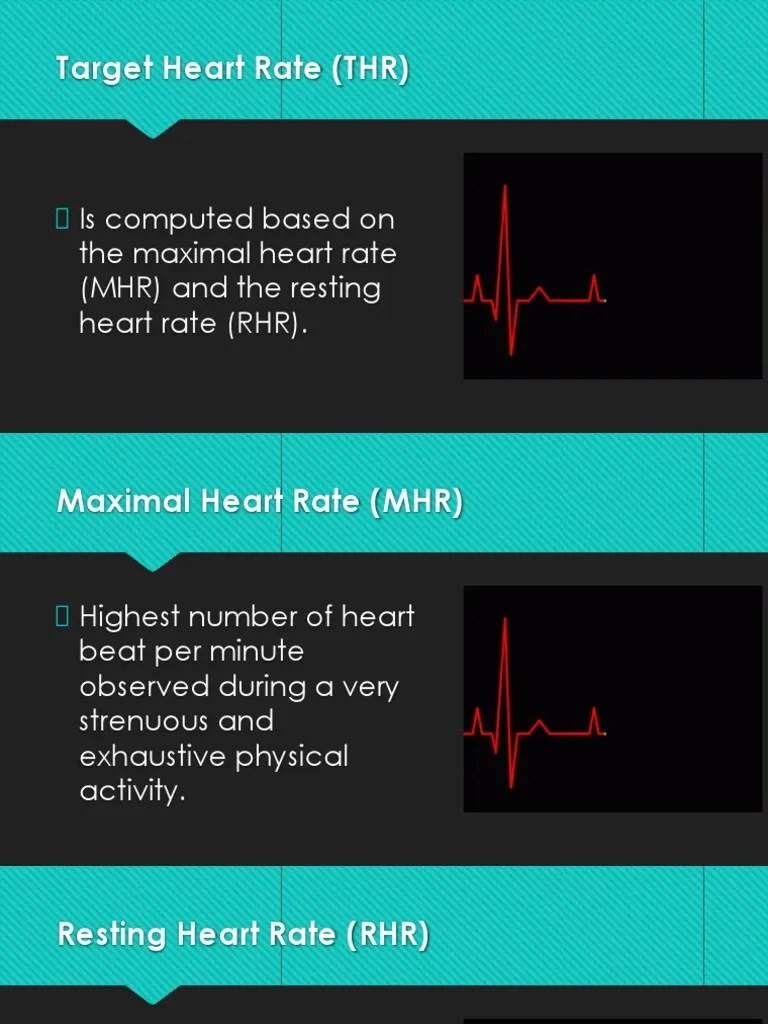 Target Heart Rate Formulas | PDF