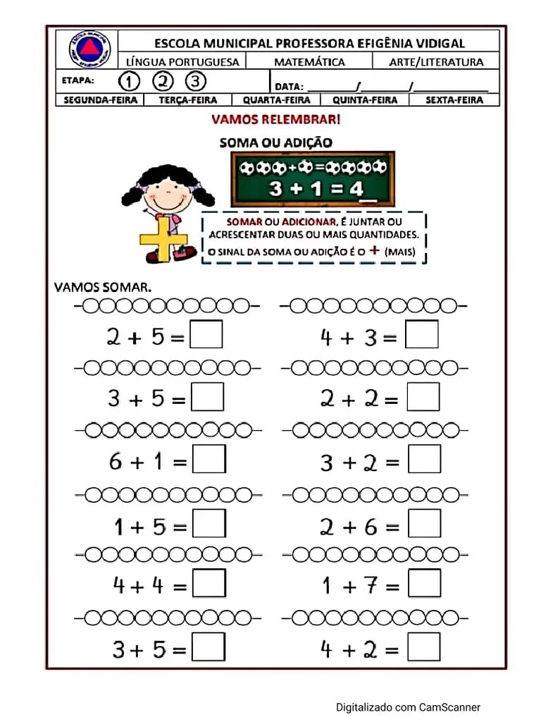 Matemática - 1° Ano | PDF