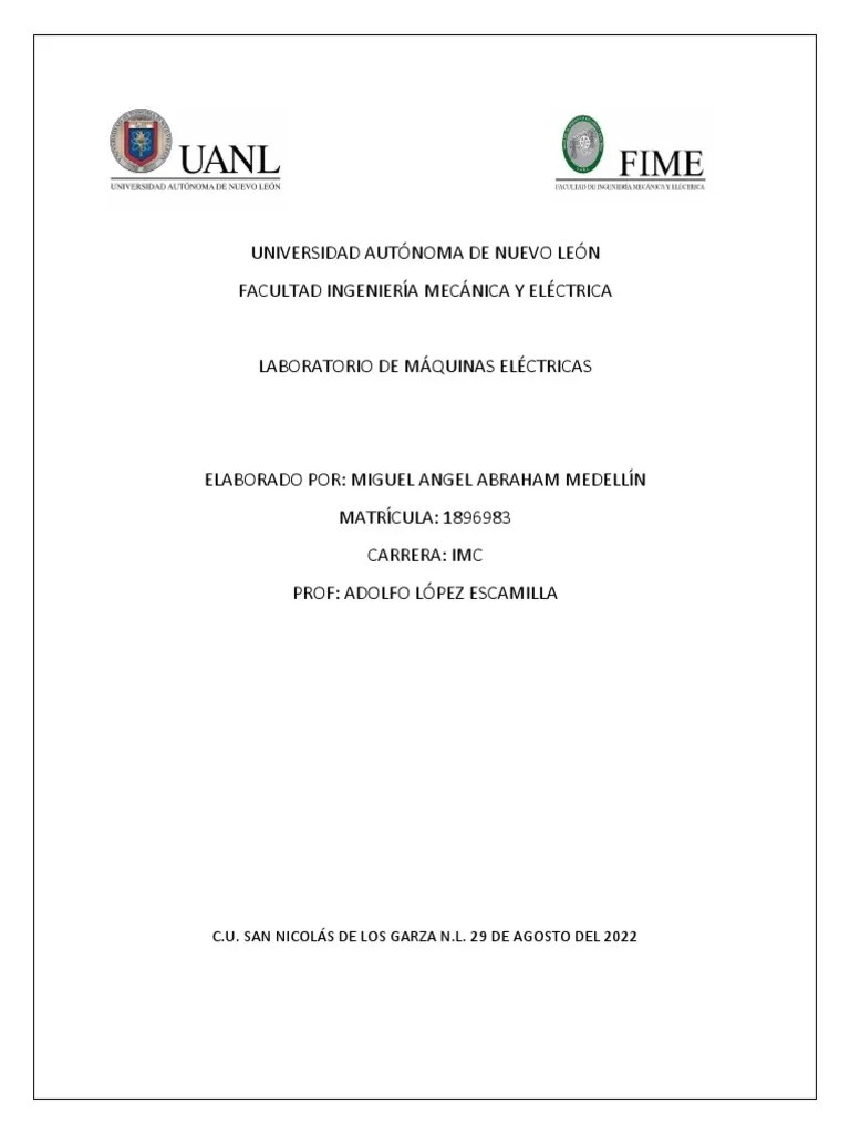 Practica 2 Máquinas Eléctricas | PDF | Transformador | Inductor