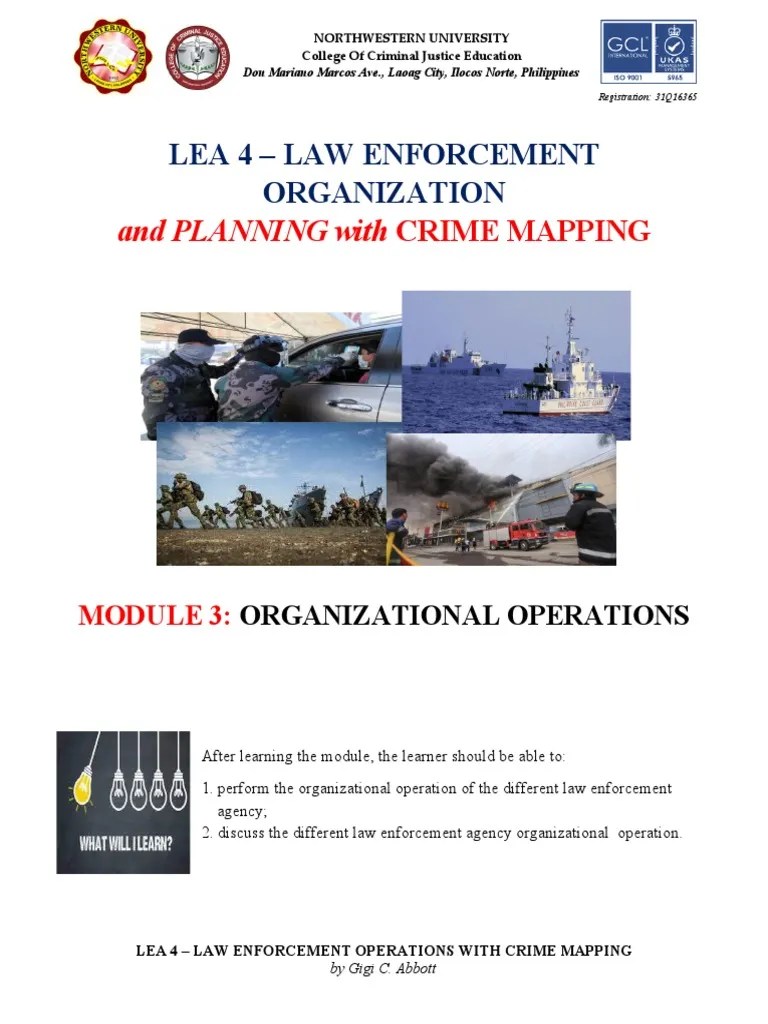 Module 3-PNP - 944117520 | PDF | Police | Crimes