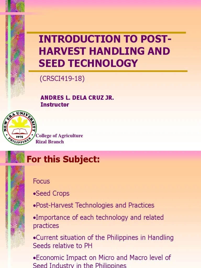 Lecture 1&2 - Introduction To Post Handling PracticesPDF | PDF ...