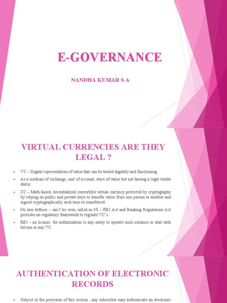 E Governance | PDF | Governance | Records Management