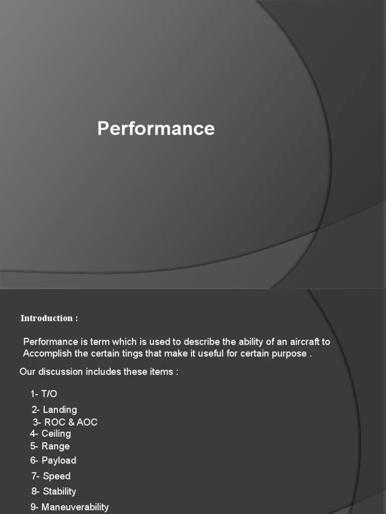 Aircraft Performance PPL | PDF | Runway | Takeoff
