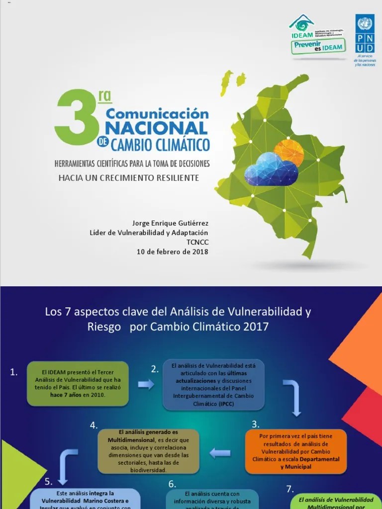 Vulnerabilidad Y Riesgo TCNCC Crecimiento Resiliente | PDF | Agricultura | Grupo ...