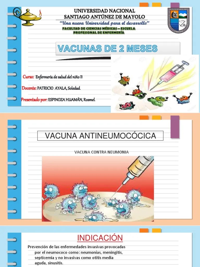 Vacunas De 2 Meses | PDF | Vacunas | Vacunación