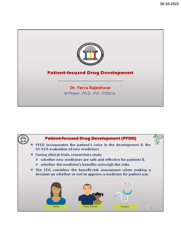 Patient-Focused Drug Development | PDF | Food And Drug Administration | Drug Development