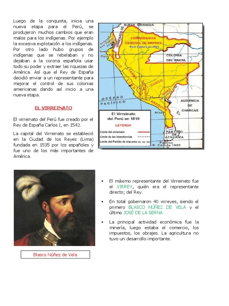 El Virreinato Del Perú | PDF | Perú