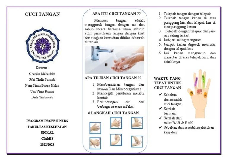 Leaflet Cuci Tangan | PDF