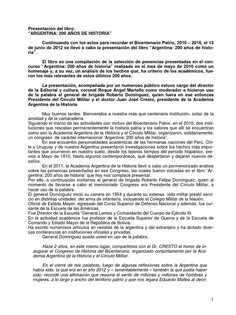 Xdoc - MX Argentina 200 Aos De Historia | PDF | Argentina | Pobreza