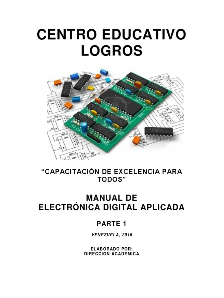 Manual De Electronica Digital Parte 1 | PDF | Electrónica | Señal Analoga