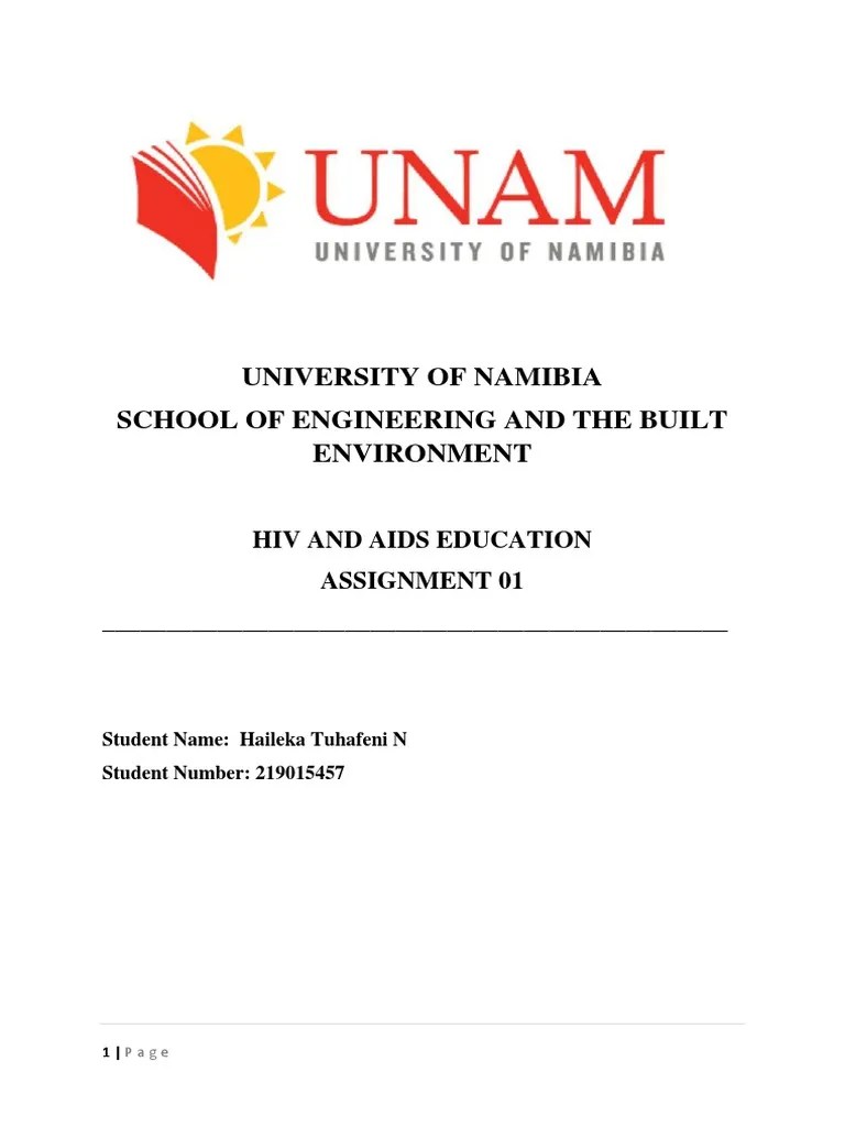 Hiv Assignment | PDF | Hiv/Aids | Prevention Of Hiv/Aids