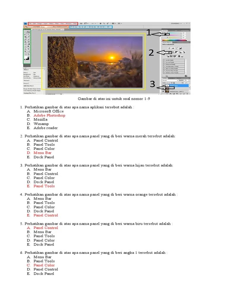 Soal Dasar Desain Grafis - 10 DKV | PDF