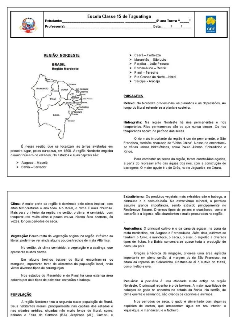 Regio Nordeste  PDF.
