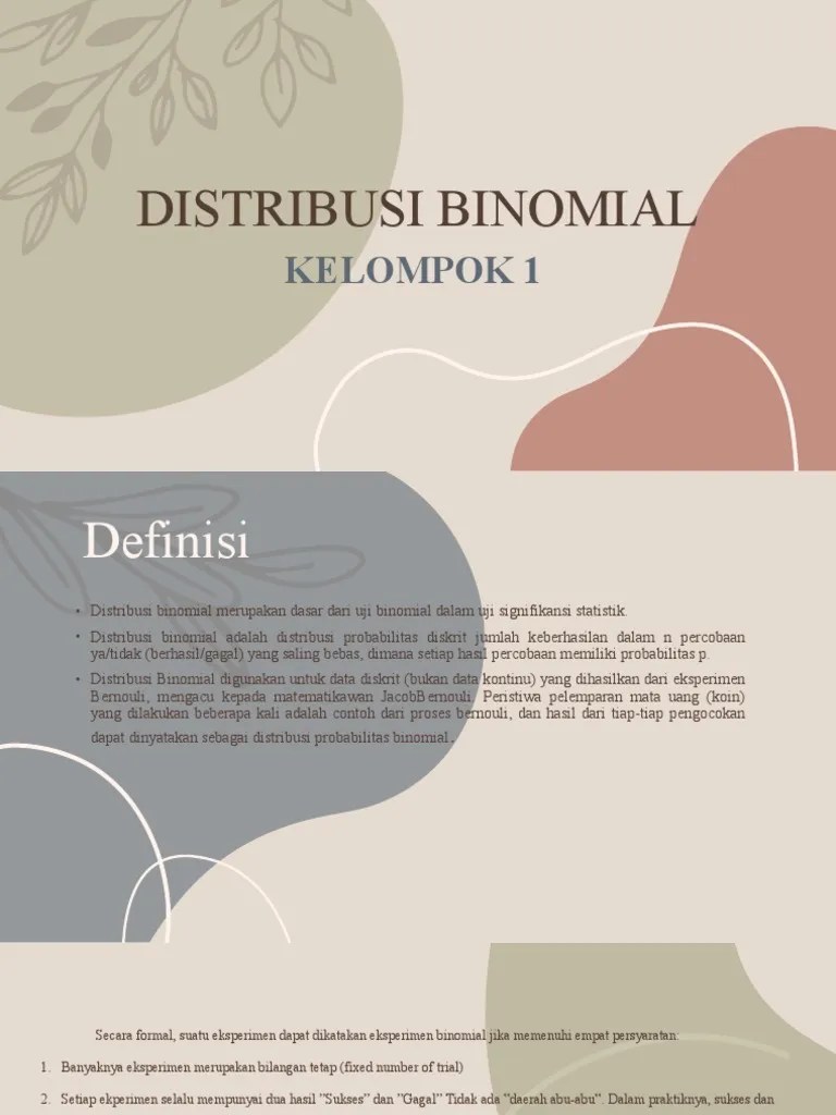 Distribusi Binomial Pdf