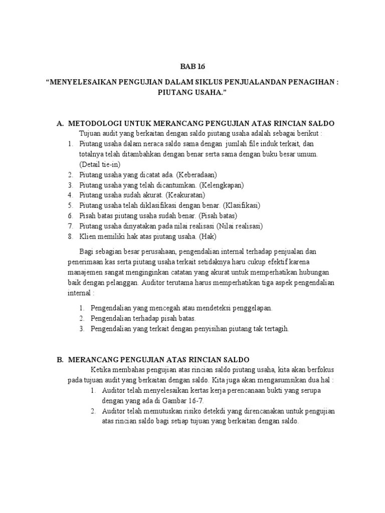 Tugas Auditing Ii | PDF