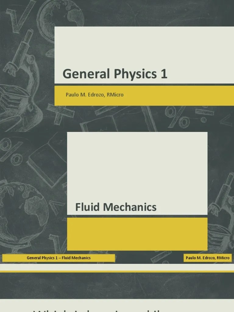 Fluid Mechanics | PDF | Density | Buoyancy