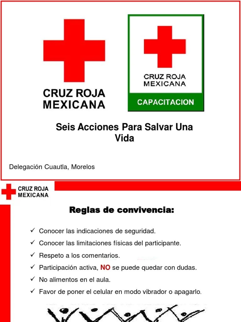 Curso Seis Acciones Para Salvar Una Vida | PDF | Quemar | Reanimación ...