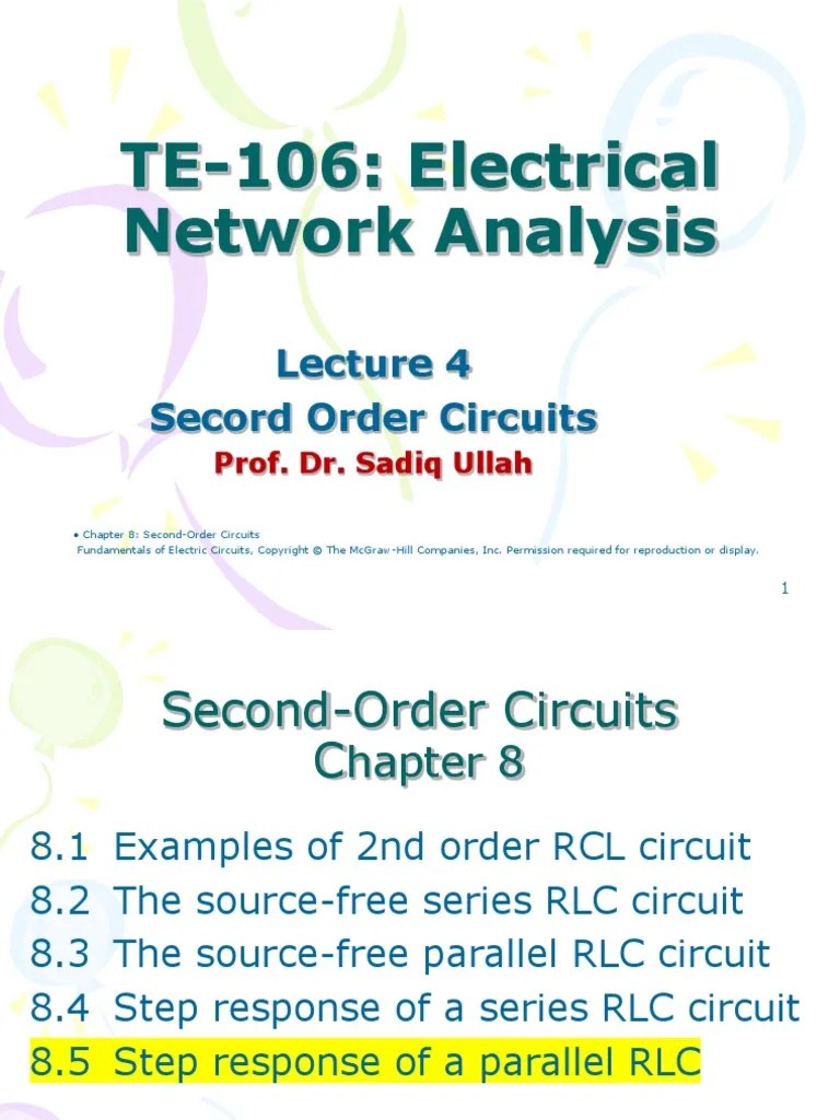 ENA Lecture 04 | PDF | Electrical Network | Electronic Engineering