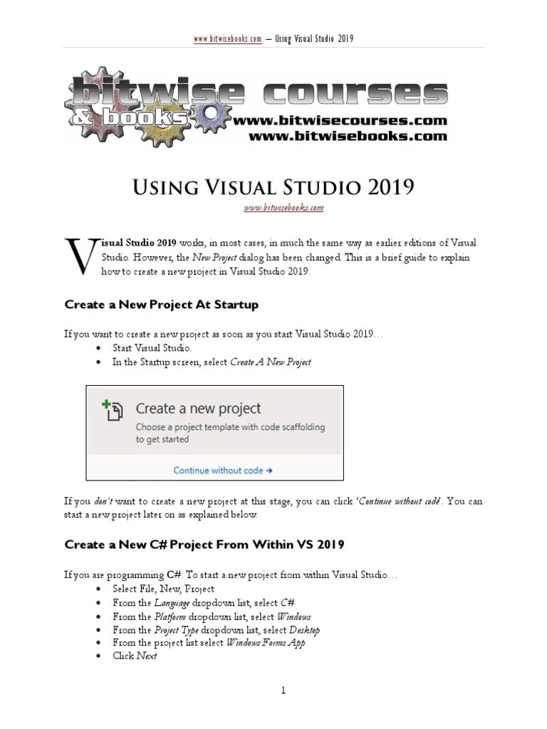 Visual Studio 2019 | PDF | Microsoft Visual Studio | Computer File