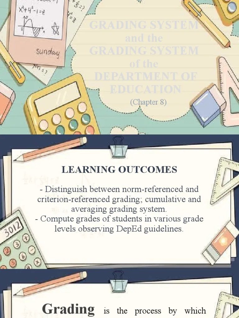 Grading System | PDF | Educational Assessment | Teachers