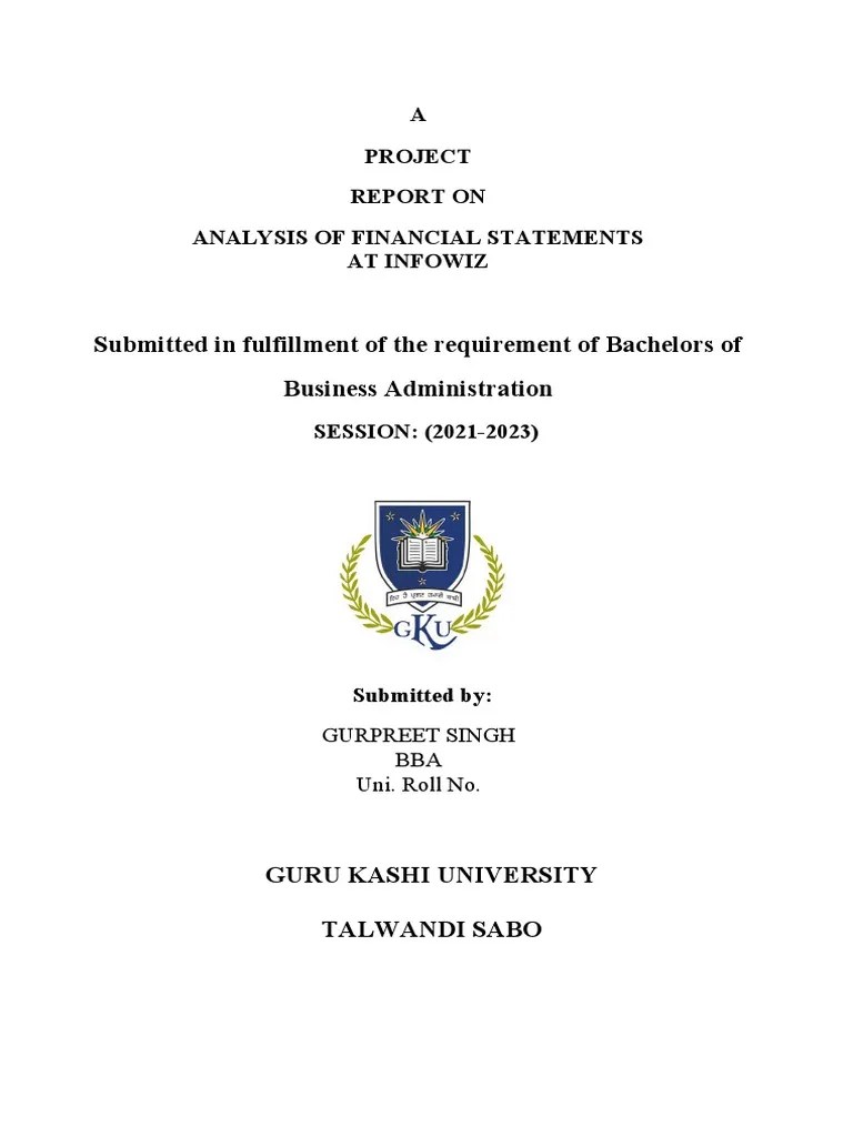 Analysis Of Financial Statements | PDF | Equity (Finance) | Financial ...