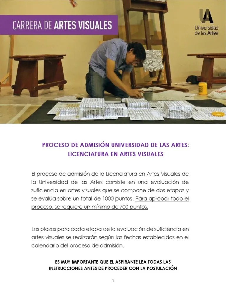 Requisitos - Artes Visuales Is2021 | PDF | Aprendizaje | Cognición