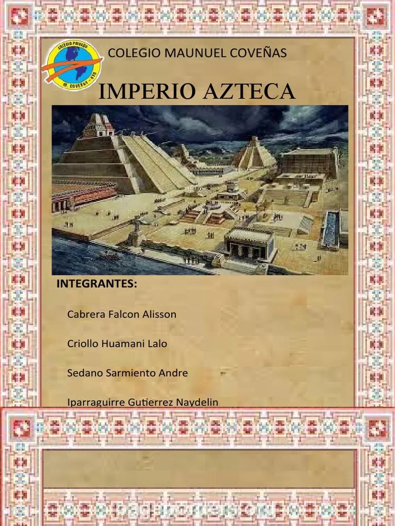 Imperio Azteca | PDF | Cultura De Las Americas | Mesoamérica