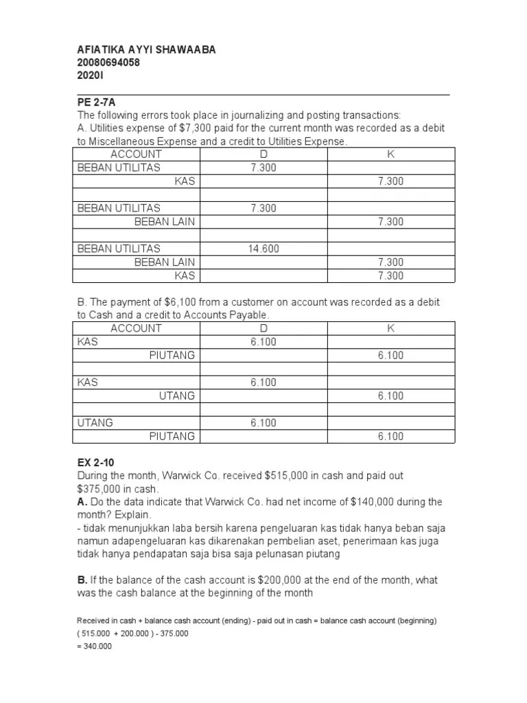 Accounting 5 | PDF | Debits And Credits | Expense